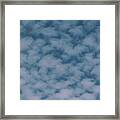 Cirrocumulus Clouds Over Northern France #1 Framed Print