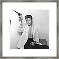 Clint At Home #1 Framed Print