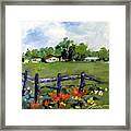 Corner Lot-texas Style  #2 Framed Print