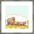 Covered Wagon #1 Framed Print