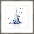 Dancing Paint #1 Framed Print