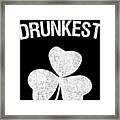 Drunkest St Patricks Day Group #1 Framed Print