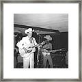 Ernest Tubb At The Palomino Framed Print