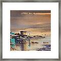 Evening At Seapoint. Framed Print