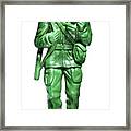 Green Soldier #1 Framed Print