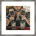 He's Crafty Featuring Mark Framed Print