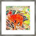 Hidden Fox #1 Framed Print