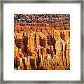 Hoodoos Of Bryce Canyon National Park #1 Framed Print