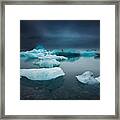 Iceberg Lagoon #1 Framed Print