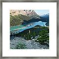 Icefields Parkway, Bow Pass, Peyto Lake #1 Framed Print