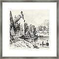 Idyllic Landscape Ii #1 Framed Print