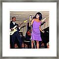 Ike & Tina Turner Revue Perform Framed Print