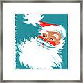 Illustration Of Santa Claus #1 Framed Print