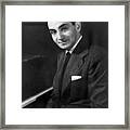 Irving Berlin At The Piano #1 Framed Print