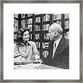 Jacqueline Kennedy Onassis Sitting #1 Framed Print