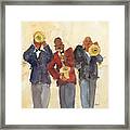 Jazz Trio I #1 Framed Print