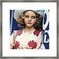 Jodie Foster In Taxi Driver -1976-. #1 Framed Print