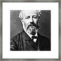 Jules Verne - Portrait Framed Print