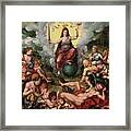 Justitia Vanquishes The Seven Capital Sins Framed Print