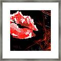 Kiss Of Fire /wallpaper/illustration Framed Print