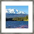 Lake Siskiyou And Mt Shasta #1 Framed Print