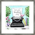 Live Your Beautiful Story #1 Framed Print