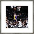 Los Angeles Lakers V Brooklyn Nets #1 Framed Print