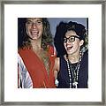Madonna And David Lee Roth #2 Framed Print