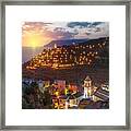 Manarola, Italy In The Cinque Terre #1 Framed Print