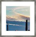 Manhattan Skyline Early Evening #1 Framed Print