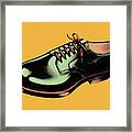 Man's Shoe #1 Framed Print