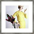 Model In Lord & Taylor #1 Framed Print
