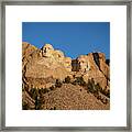 Mount Rushmore, South Dakota, Usa #1 Framed Print