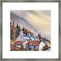 Mountain House Framed Print