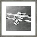 Navy Plane In Flight #1 Framed Print