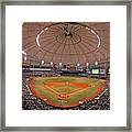 New York Yankees V Tampa Bay Rays #1 Framed Print