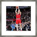 Oklahoma City Thunder V Sacramento Kings #1 Framed Print