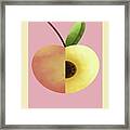 Peach #1 Framed Print