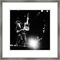 Photo Of Bruce Springsteen Framed Print