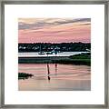 Pleasant Bay Sunset - Chatham - Cape Cod Massachusetts #1 Framed Print
