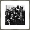 Portrait Of 'the Irascibles' Framed Print