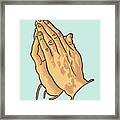 Praying Hands #1 Framed Print