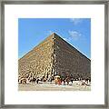 Pyramids Of Giza #1 Framed Print