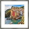 Riomaggiore, Cinque Terre National #1 Framed Print