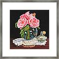 Roses, Perfume And Lace #1 Framed Print