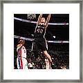 San Antonio Spurs V Detroit Pistons Framed Print