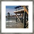 San Clemente Pier #1 Framed Print