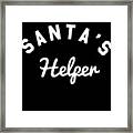 Santas Helper #1 Framed Print