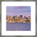 Seattle, Washington, Usa Skyline #1 Framed Print
