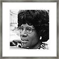 Shirley Chisholm #1 Framed Print